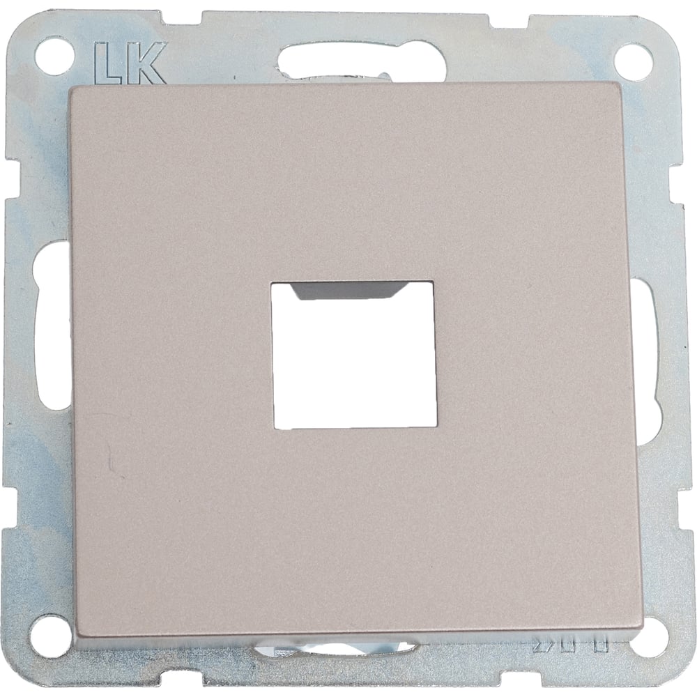 Изображение товара Накладка с суппортом LK Studio на 1 вход шампань