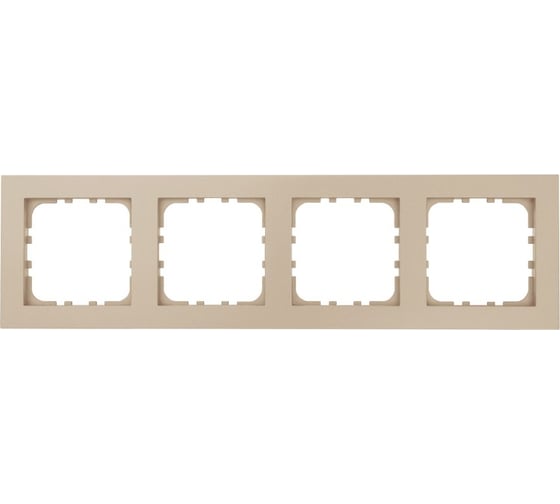 Изображение товара Рамка LK Studio 4-постовая (шампань) LK80 844406-1