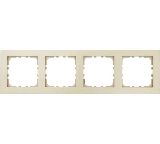 Изображение товара Рамка LK Studio 4-постовая (беж. матовый) LK 80 844402-1