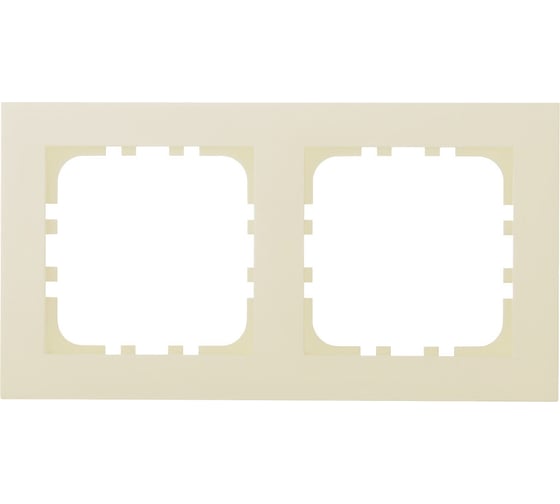Изображение товара Рамка LK Studio 2-постовая (беж. матовый) LK 80 844202-1