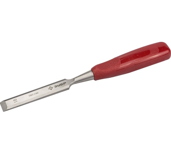 Изображение товара Стамеска с пластиковой рукояткой Зубр МАСТЕР 18мм 18094-18_z01