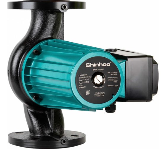 Изображение товара Насос циркуляционный Shinhoo BASIC 65-12SF 380V /24/ 71222007