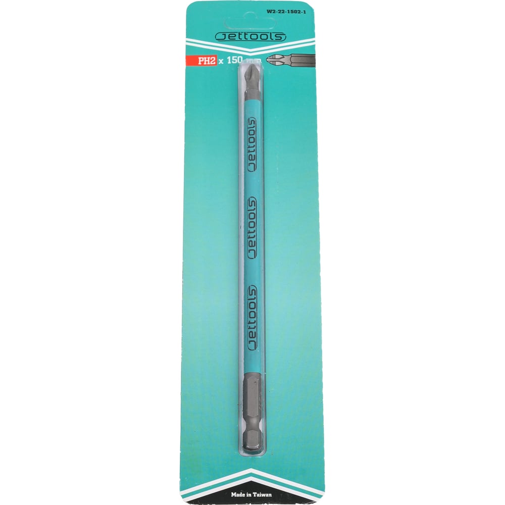 Изображение товара Насадка магнитная для шуруповерта Jettools W2-22-1502-1 PH2 150 мм