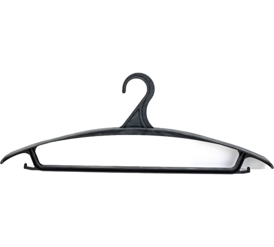Изображение товара Вешалка для верхней одежды Мультипласт Групп размер 52-54, черная SK345