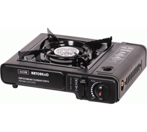 Изображение товара Портативная газовая плита с переходником в кейсе АвтоDело 44108 15689