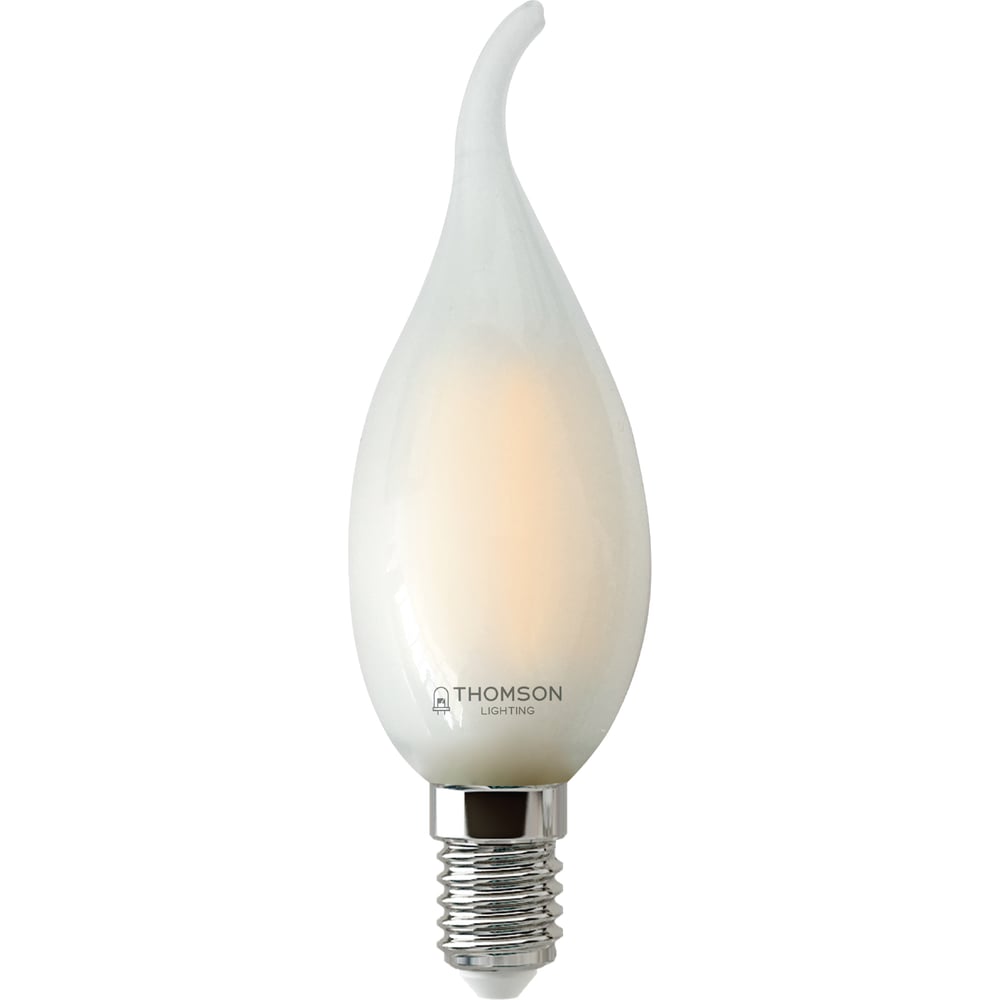 фото Светодиодная лампа thomson led filament tail candle 5w 530lm e14 6500k frosted th-b2345