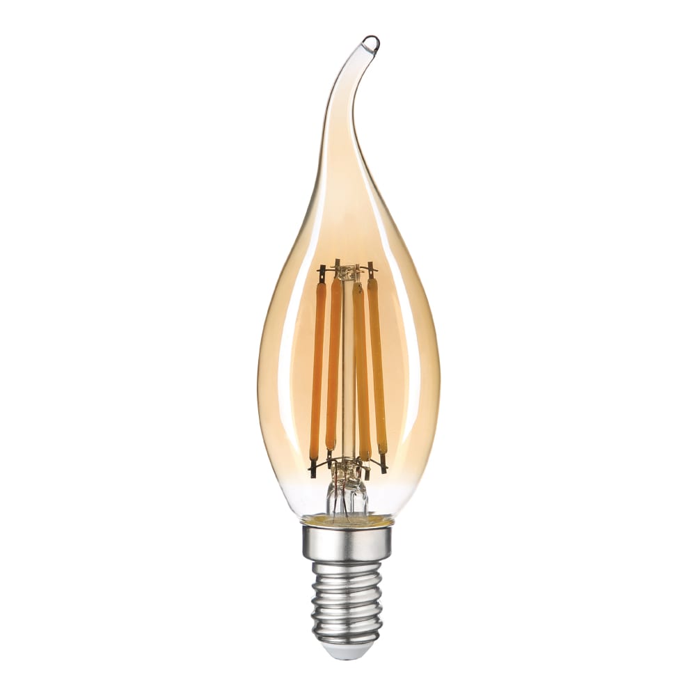 фото Светодиодная лампа thomson led filament tail candle 9w 855lm e14 2400k gold th-b2119