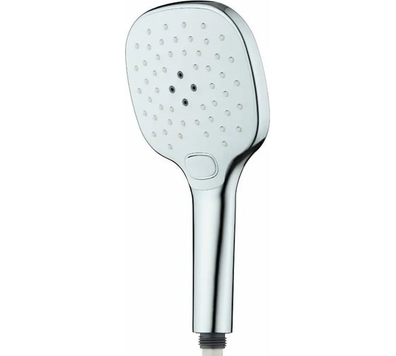 Изображение товара Ручной душ Agger Marine 120x120 мм с силиконовыми форсунками и кнопочным переключателем AHS05