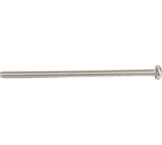 Изображение товара Винт КРЕП-КОМП полуцилиндрическая головка НЕРЖАВЕЙКА DIN7985 А2 4х80 10шт вцн480мф