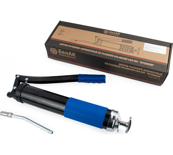 Изображение товара Рычажно-плунжерный шприц со съемной задней крышкой БелАК ПРЕМИУМ 500 мл БАК.90524