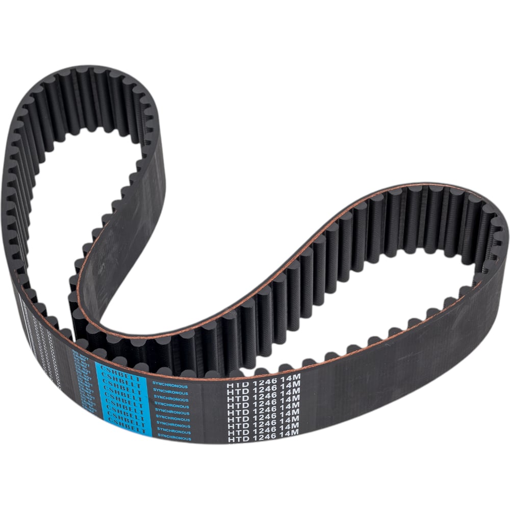 Изображение товара Зубчатый ремень CSHBELT HTD 1246 14M шириной 55 мм маслостойкий