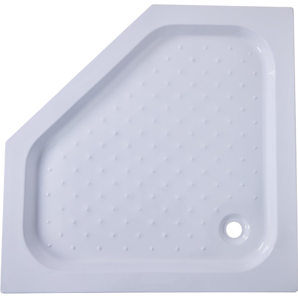 Изображение товара Пятиугольный душевой поддон Agger 88х88 с сифоном и каркасом белый