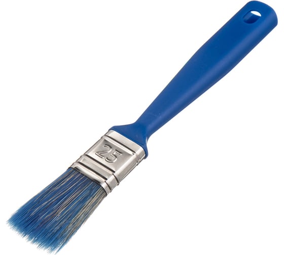 Изображение товара Флейцевая кисть для красок и лаков на водной основе смешанная щетина В1 25х12мм Мелодия цвета 77025