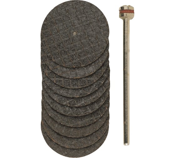 Изображение товара Диски армированные отрезные 10 шт  с дискодержателем Proxxon PR- 28808