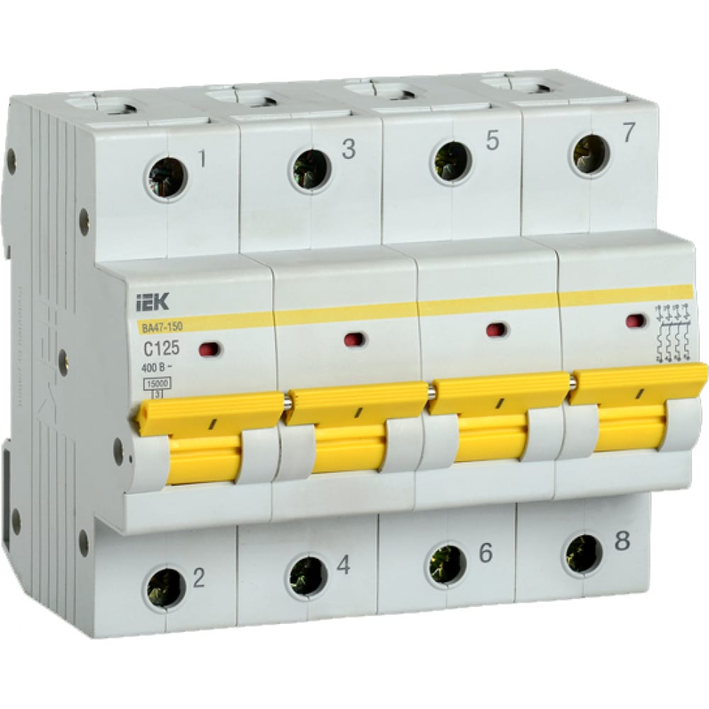 Автоматический выключатель IEK - MVA50-4-125-C