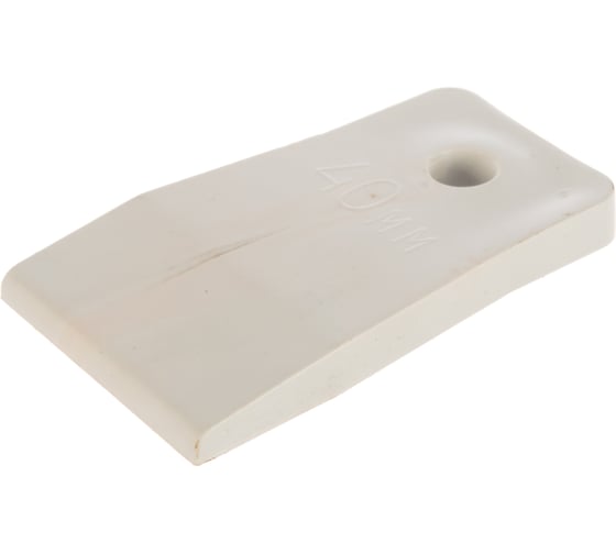 Изображение товара Резиновый белый шпатель 40мм Мелодия цвета 1209104