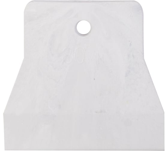 Изображение товара Резиновый белый шпатель 80мм Мелодия цвета 1209108