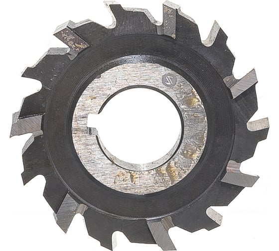 Изображение товара Фреза дисковая трехсторонняя (50х6х16 мм; тип 2; Z=2х7; HSS 6542; DIN 885) ИНСТУЛС 00001256827