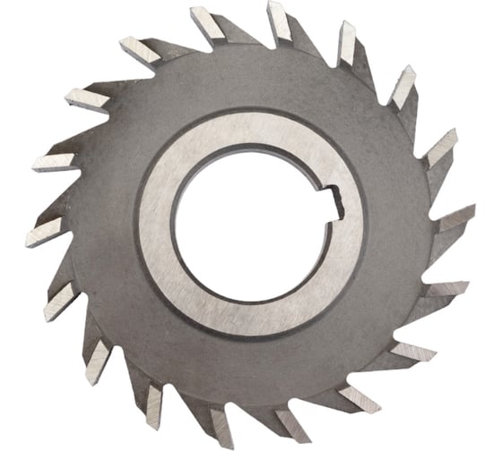 Изображение товара Фреза дисковая трехсторонняя (80х10х27 мм; тип 1; Z=18; HSS 6542; DIN 885) ИНСТУЛС 00001179351