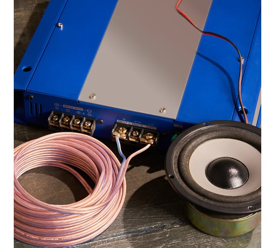 Изображение товара Акустический кабель REXANT 2х1,50 мм2 прозрачный BLUELINE 01-6206-3-10