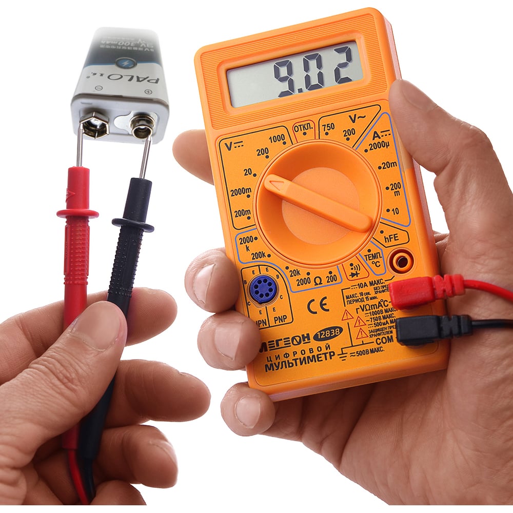Изображение товара Мультиметр МЕГЕОН 12838 - удобный и функциональный измеритель