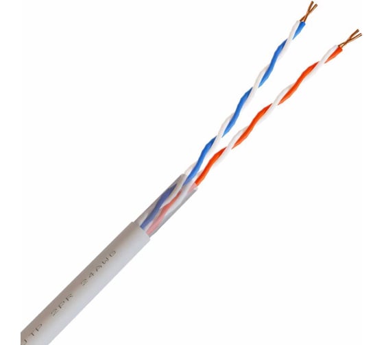 Изображение товара Кабель Netlink ОМЕДНЕННЫЙ NL-CCA UTP 2PR 24 AWG CAT5 305м ВНУТРЕННИЙ УТ000003405