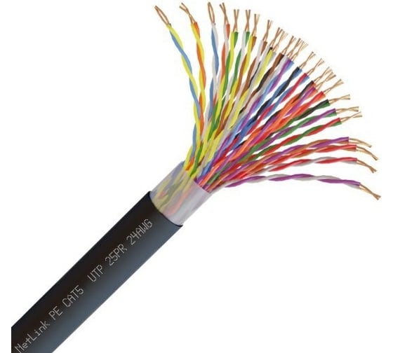Изображение товара Кабель Netlink NL-CU UTP 25PR 24 AWG CAT5 305м ВНЕШНИЙ УТ000003097