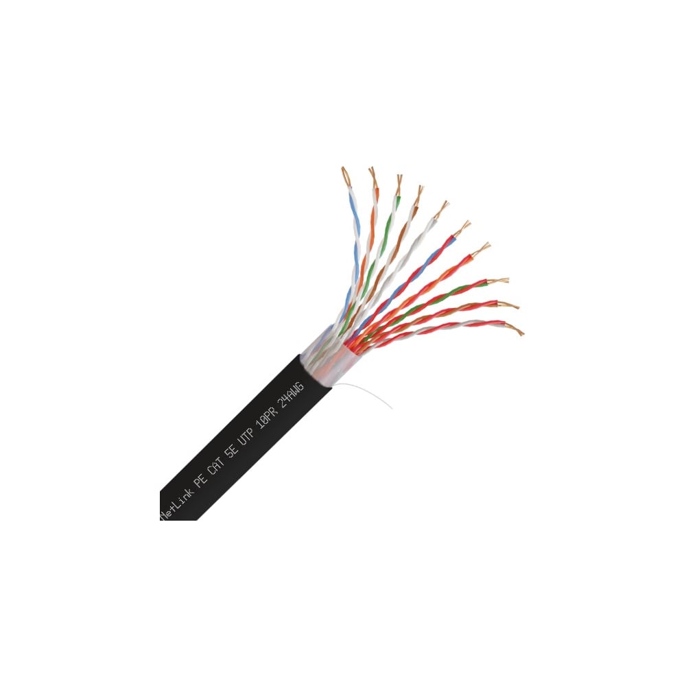 фото Кабель netlink nl-cu utp 10pr 24 awg cat5 305м внешний ут000002432