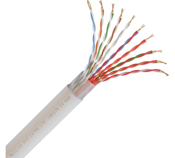 Изображение товара Кабель Netlink NL-CU UTP 10PR 24 AWG CAT5 305м ВНУТРЕННИЙ УТ000002431