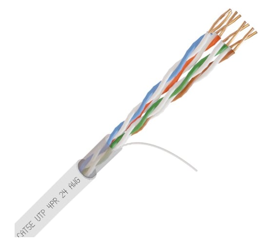 Изображение товара Кабель Netlink NL-CU UTP 4PR PREMIUM 24 AWG CAT5e 305м ВНУТРЕННИЙ БЕЛЫЙ 00000000254