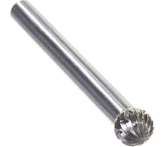 Изображение товара Борфреза твердосплавная сферическая с двойной насечкой (8х7 мм; хвостовик 6 мм) ПНЕВМО-ТРЕЙД D0807-M06