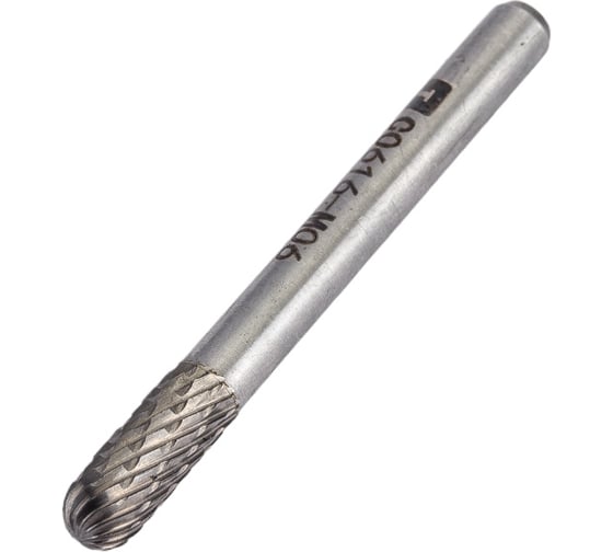 Изображение товара Борфреза твердосплавная сфероцилиндрическая с двойной насечкой (6х16 мм; хвостовик 6 мм) ПНЕВМО-ТРЕЙД C0616-M06