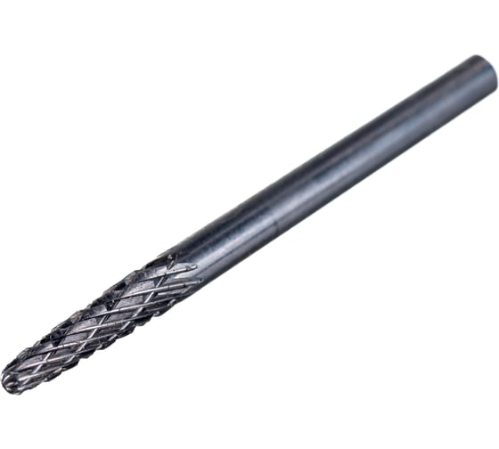 Изображение товара Борфреза твердосплавная сфероконическая с двойной насечкой (3х12.7 мм; хвостовик 3 мм) ПНЕВМО-ТРЕЙД L0313-M03