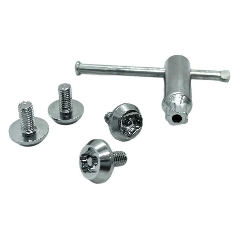 Изображение товара Комплект секретных винтов для номерных знаков STARLEKS KK161212EMT 4 шт