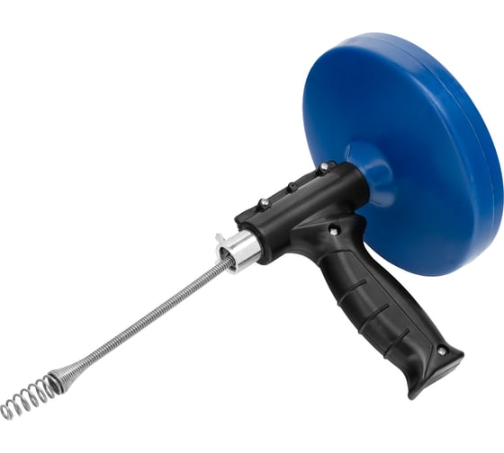 Изображение товара Трос для прочистки труб СИБРТЕХ  L - 3,3 м, D - 6 мм пластмассовый корпус 92464