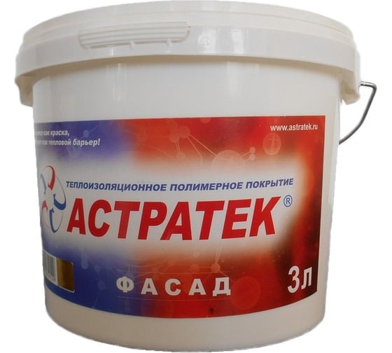 Изображение товара Жидкая теплоизоляция Астратек ТПП Фасад 3л 4620002840129
