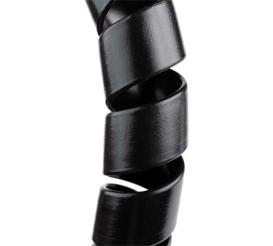 Изображение товара Защитная пластиковая спираль УРДЮГА d 9мм, черная URСП09Ч02