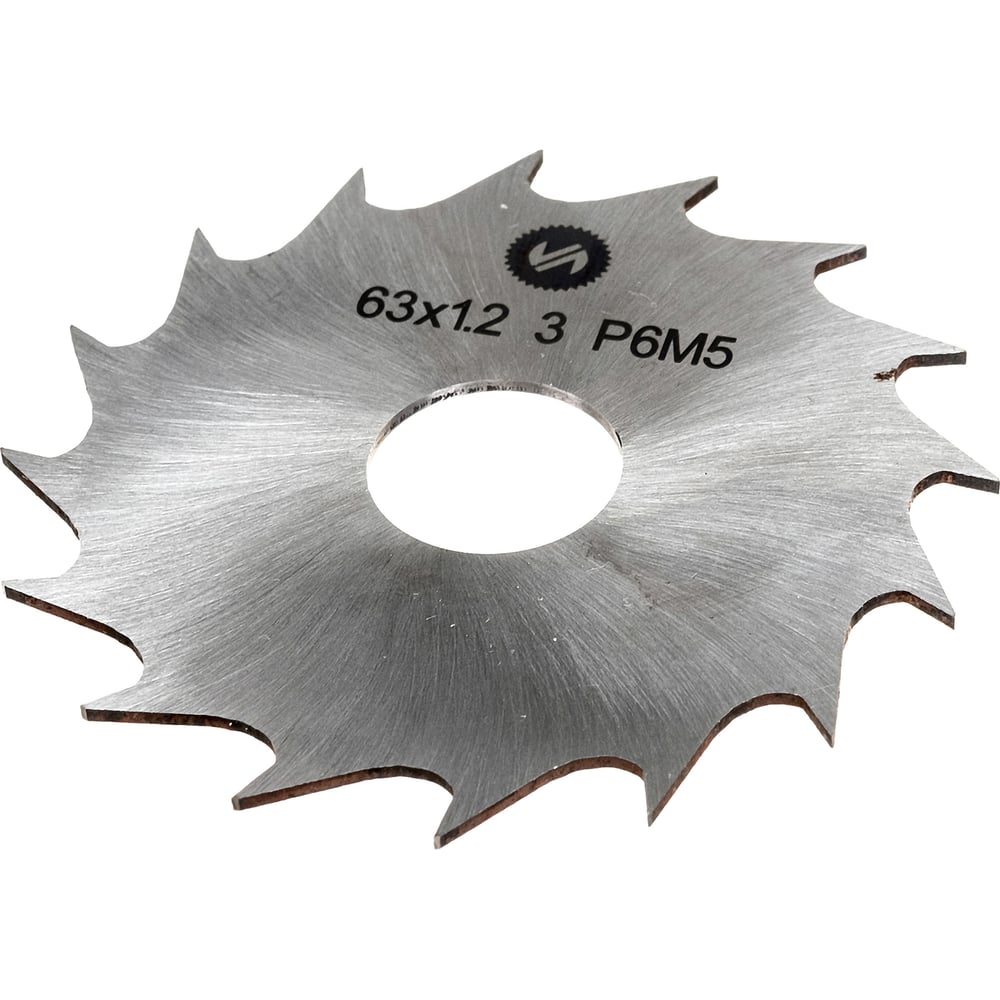 Изображение товара Фреза отрезная (63х1.2х16 мм; Р6М5; т3; Z=16; 2254-0502 ГОСТ 16230-81) ИНСТУЛС 00001416899