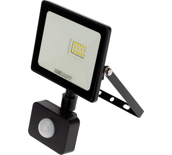Изображение товара Светодиодный прожектор с датчиком движения REXANT 20 Вт, 200–260В, IP44, 1600Лм, 6500K, холодный свет 605-008