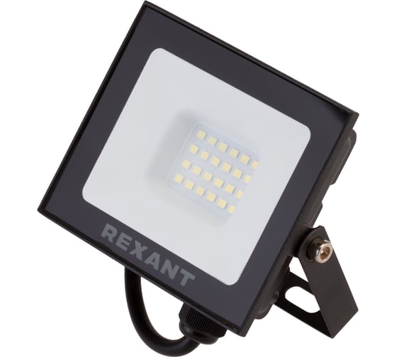 Изображение товара Светодиодный прожектор REXANT, 30Вт 200–260В IP65 2400лм 6500K холодный свет 605-003