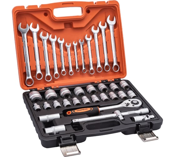 Изображение товара Набор инструментов в кейсе КУЗЬМИЧ 37 предметов НИК-014/37