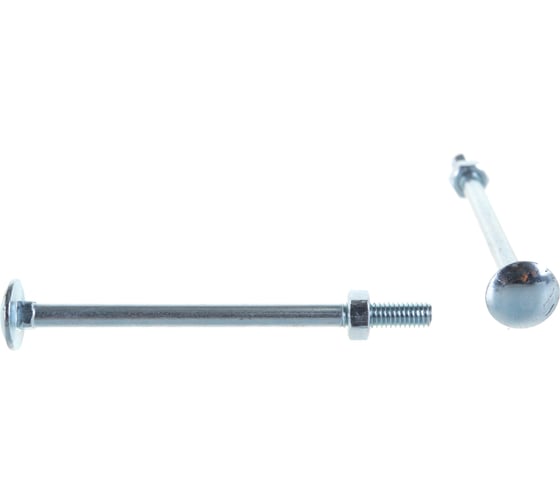 Изображение товара Болт с п.кр. гол. и кв.подголовком, с гайкой ЕВРОПАРТНЕР DIN603 Zn M6х90 10шт. 6 0528 2