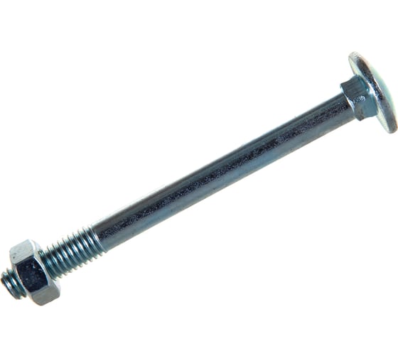 Изображение товара Болт ЕВРОПАРТНЕР DIN603 с п.кр. гол. и кв.подголовком с гайкой Zn M 8 x 90 2 шт. 6 0533 2