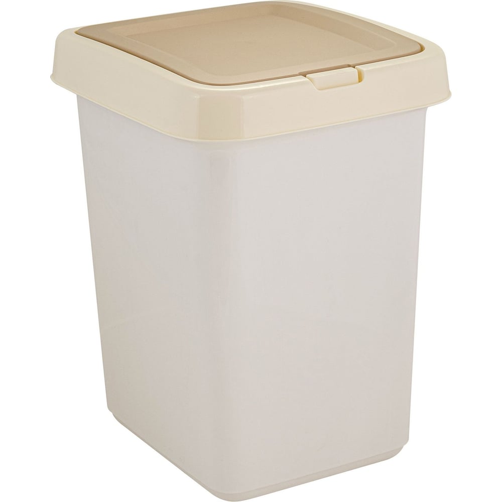 Изображение товара Контейнер для мусора Spin&Clean Квадра 25 л с крышкой Push to Open