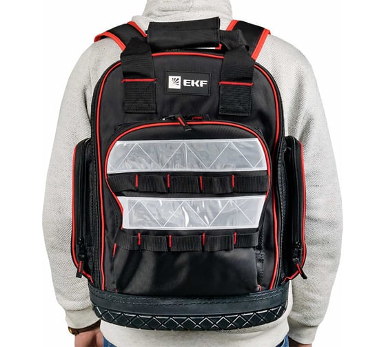 Изображение товара Универсальный рюкзак монтажника EKF с резиновым дном С-07 Professional c-07