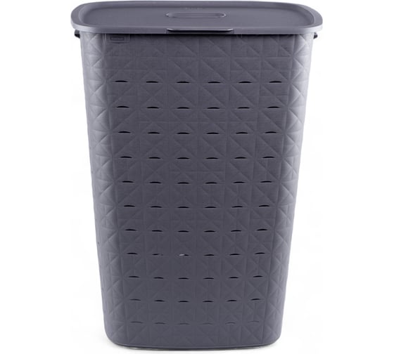 Изображение товара Корзина для белья CURVER SOFTEX темно-серая 56 л 00571-Z68-00
