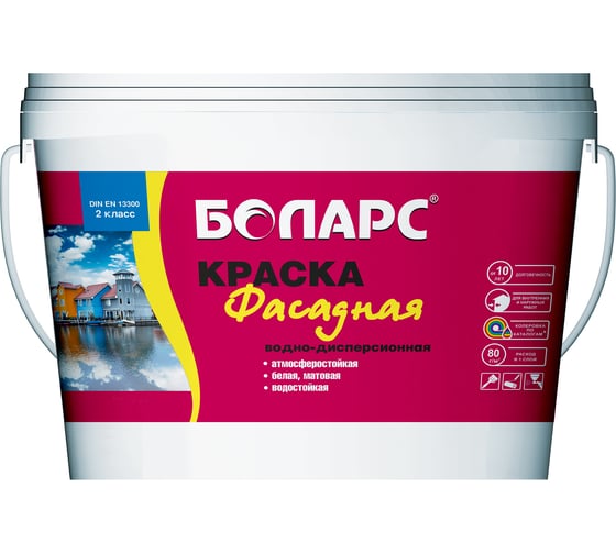 Изображение товара Краска БОЛАРС фасадная 2100, 15 кг 00000005604