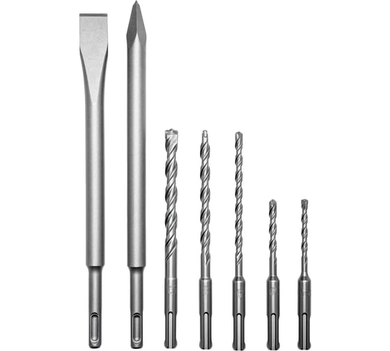Изображение товара Комплект зубил / сверл для перфоратора FLEX 368571