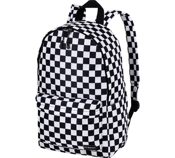 Изображение товара Рюкзак универсальный HEIKKI Positive ХЕЙКИ карман-антивор, Black and White, 42x28x14 см 272543