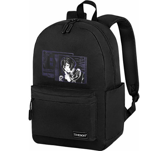 Изображение товара Рюкзак HEIKKI Energetic Mood (ХЕЙКИ) универсальный, эргономичный, Obanai, черный, 43x30x16 см 272536